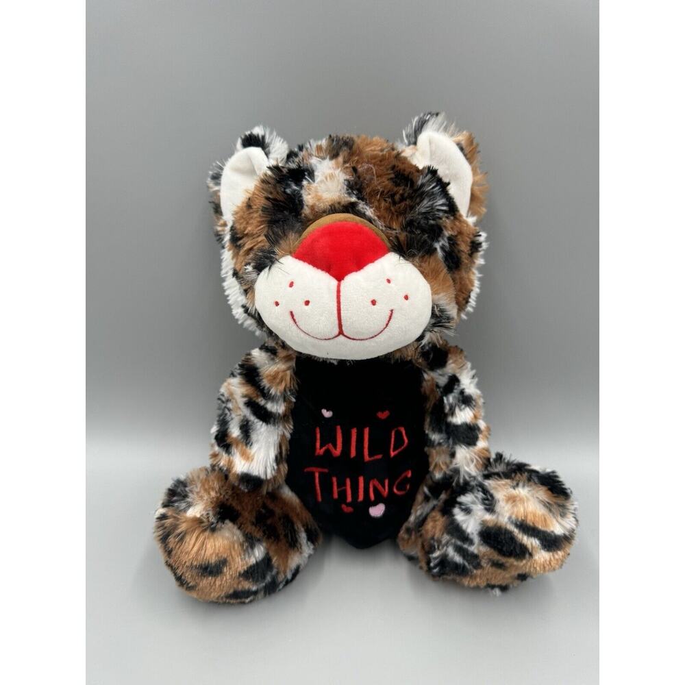 Cheetah 13” Plush Stuffed Animal Toy‎ Wild Thing HOMERBEST